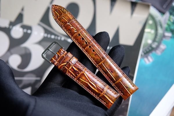 Patina Brown Alligator