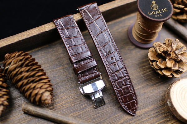 Dark Brown Alligator