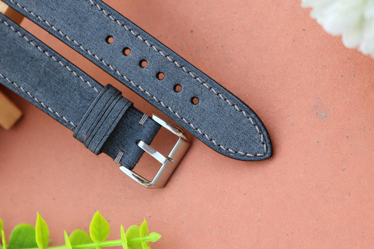 gray babele leather watch strap – photo 2