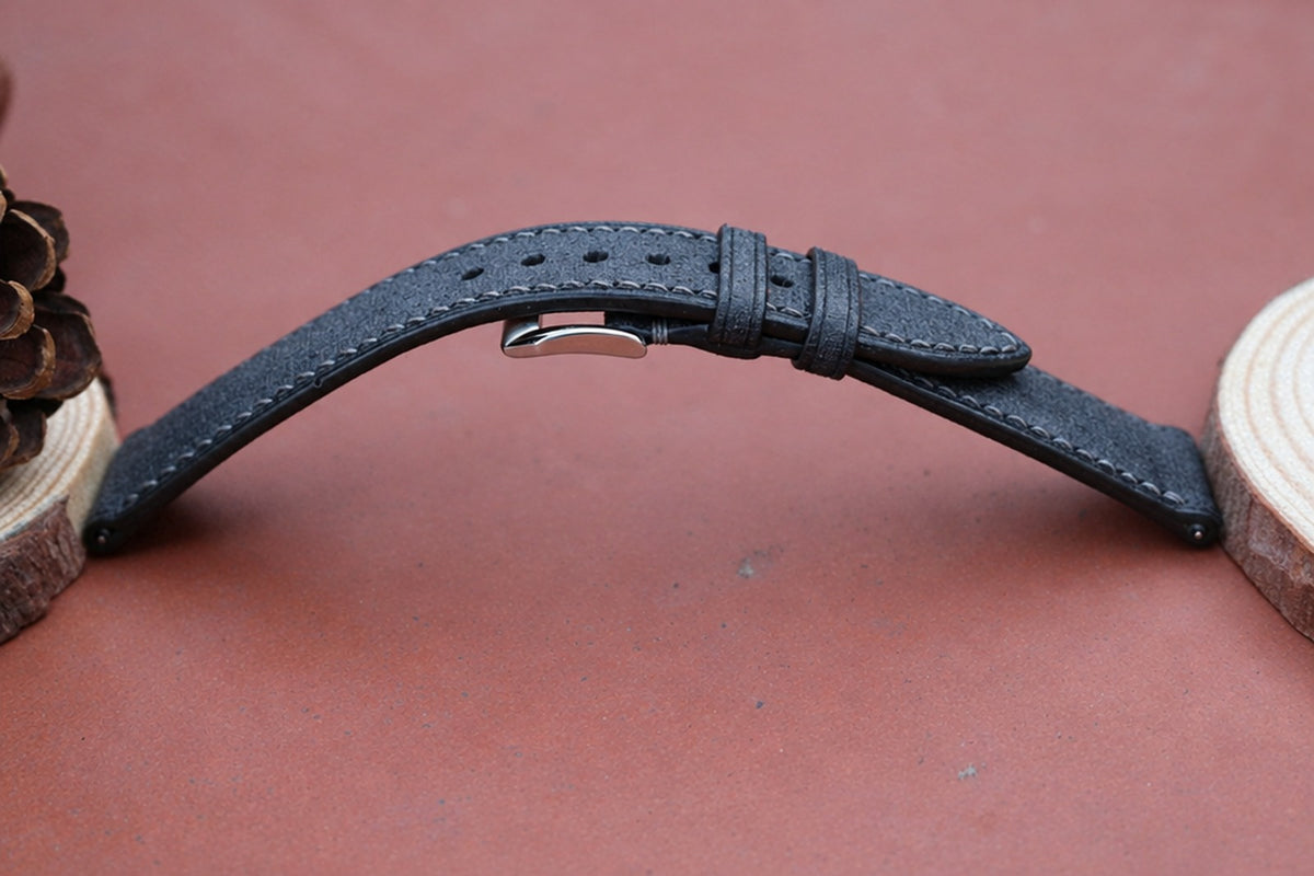 gray babele leather watch strap – photo 4