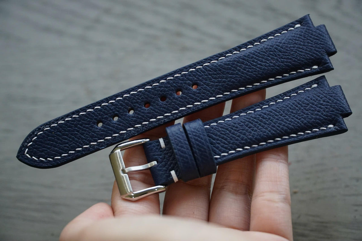 navy blue epsom leather watch strap – photo 4