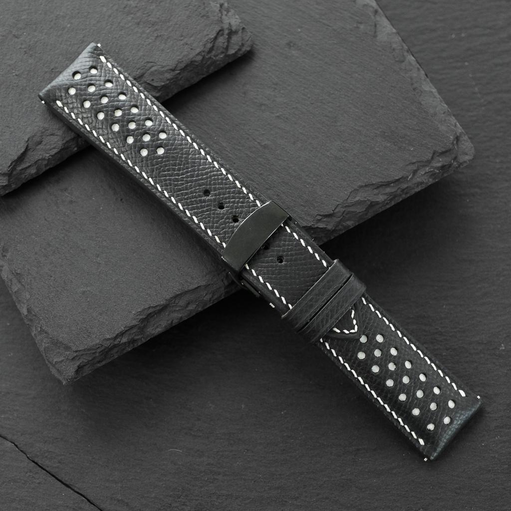 black epsom leather watch strap – photo 5