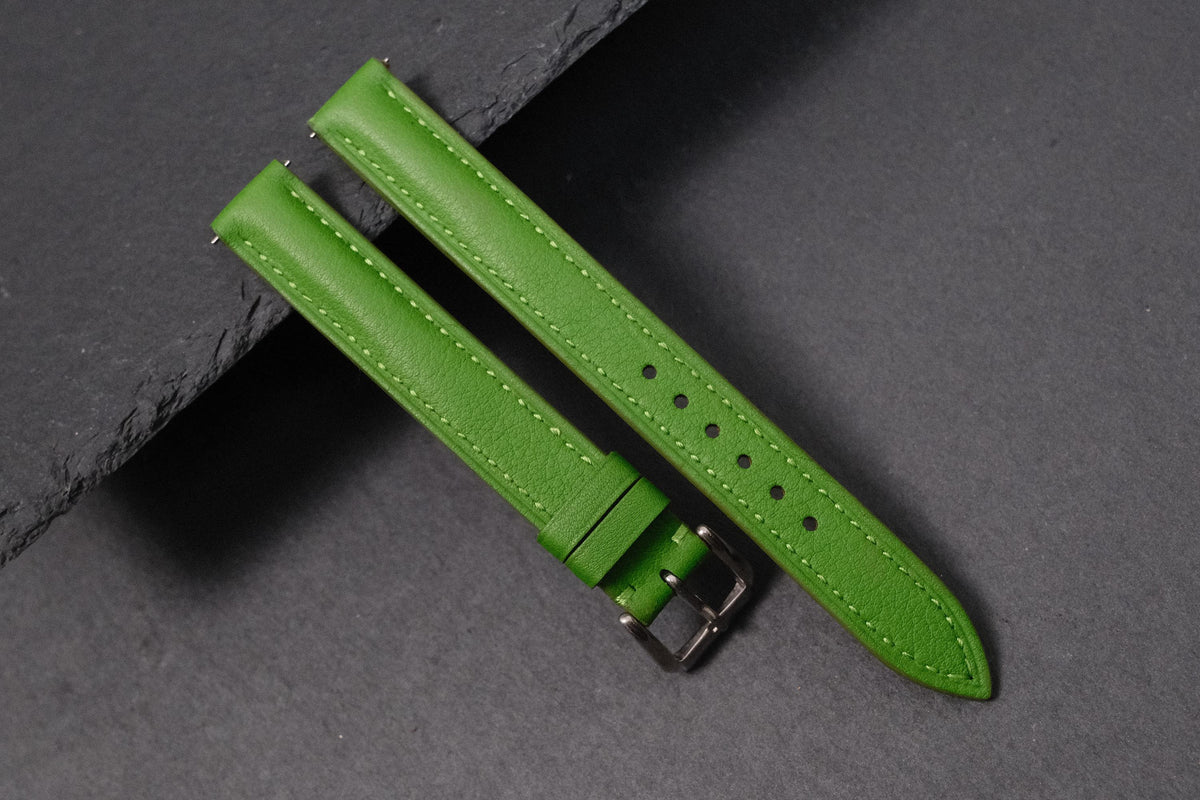 green swift leather watch strap – photo 5