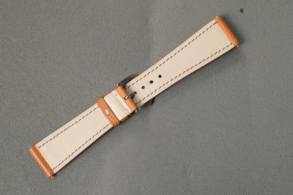 camel epsom leather watch strap – photo 7
