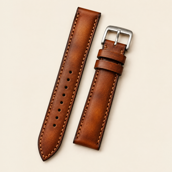 Cognac Brown Hand-Dyed Patina