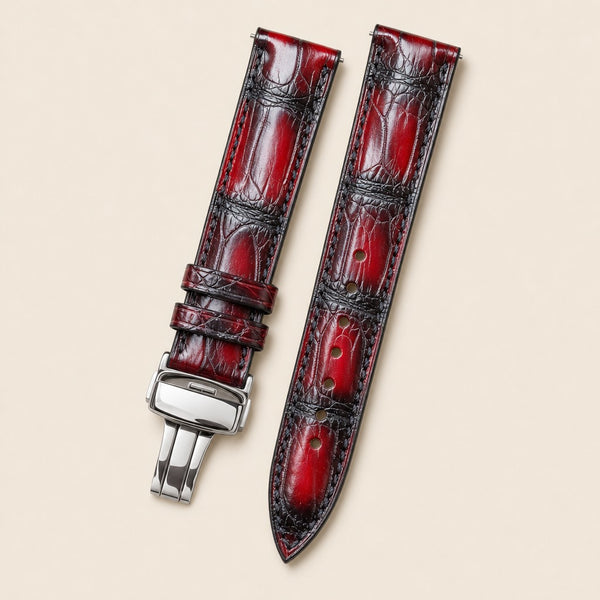 Red & Black Alligator