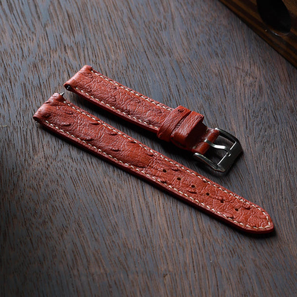 Wine Red Ostrich