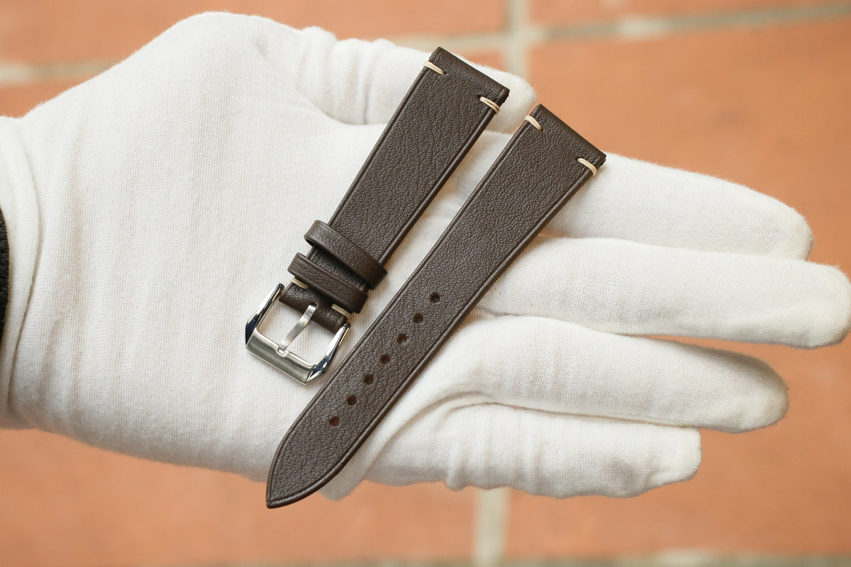 brown swift leather watch strap – photo 2