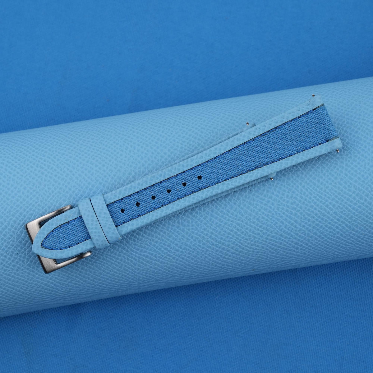 baby blue epsom leather watch strap – photo 2