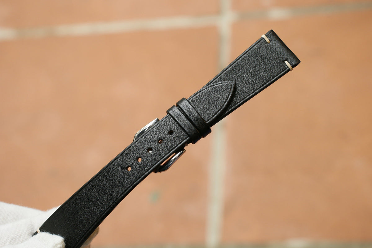 black swift leather watch strap – photo 2