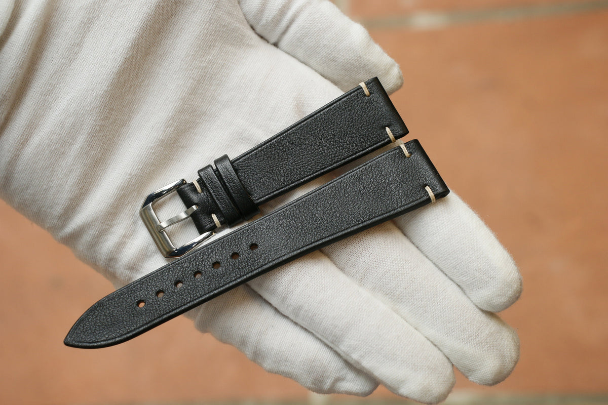 black swift leather watch strap – photo 3