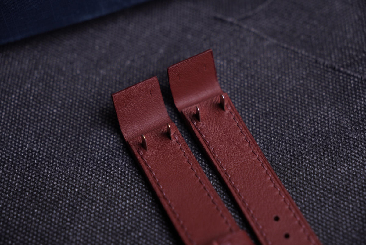 bordeaux epsom leather watch strap – photo 3