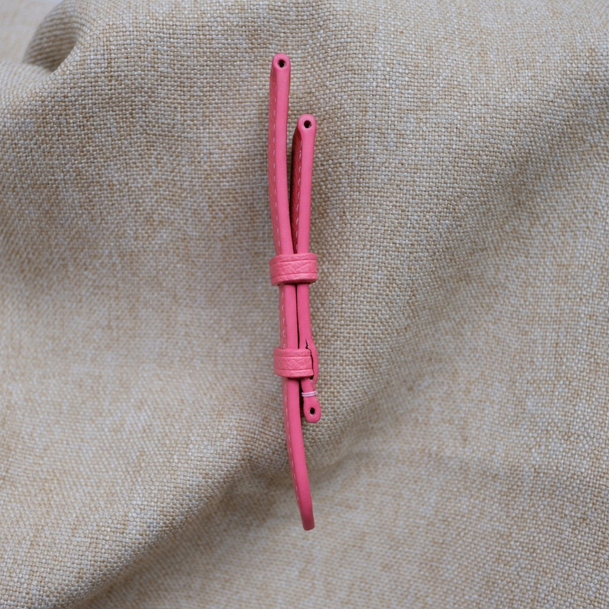 pink epsom leather watch strap – photo 4