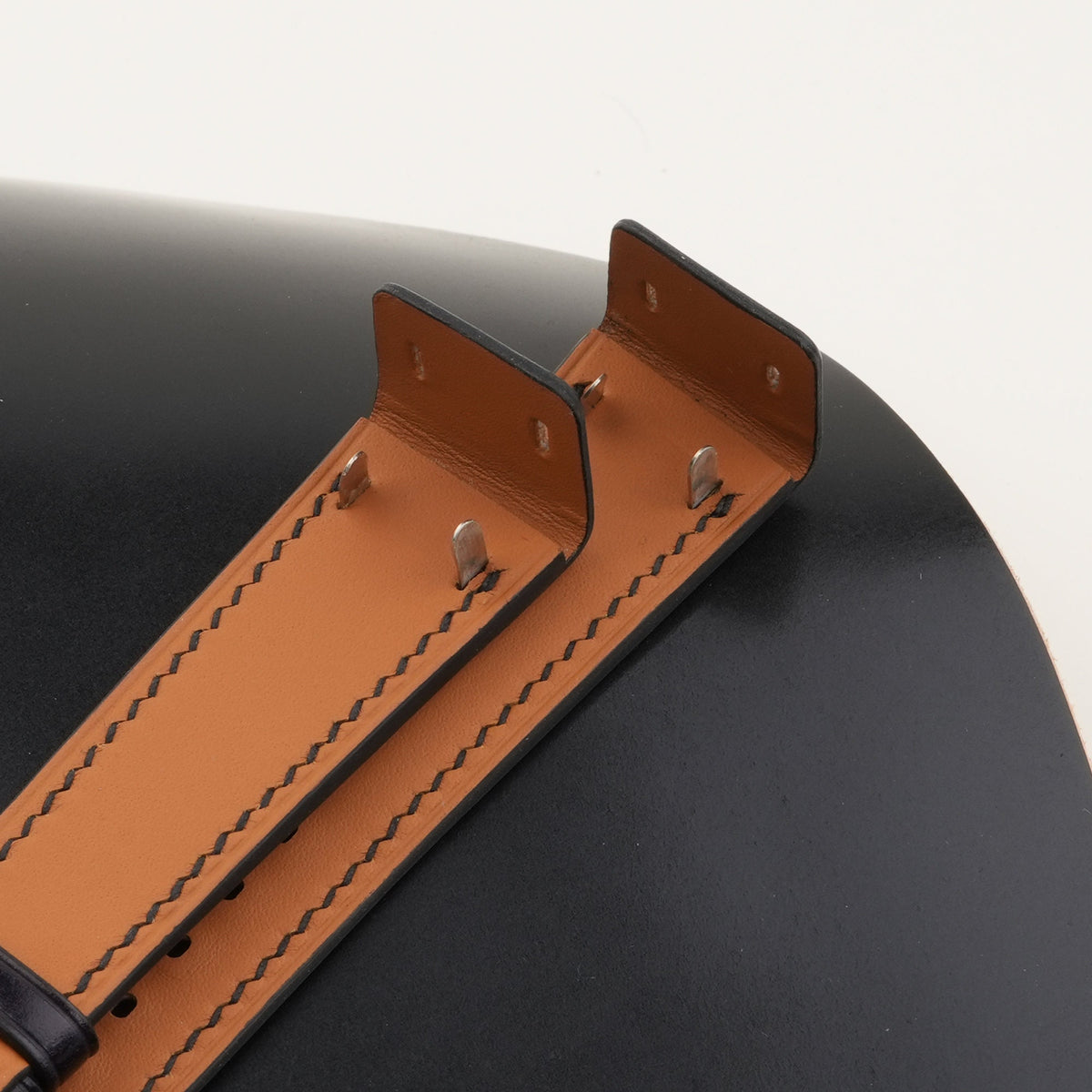 black shell cordovan leather watch strap – photo 4