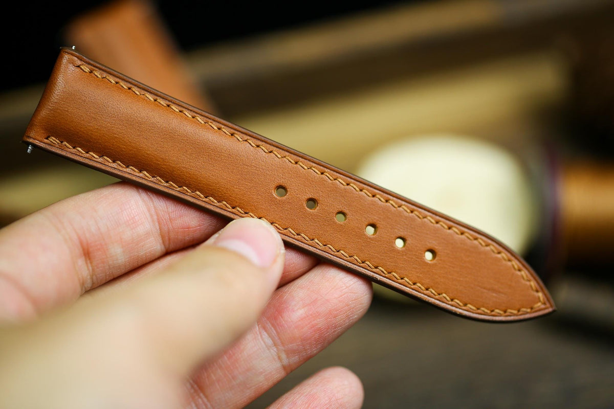 light brown maya leather watch strap – photo 6
