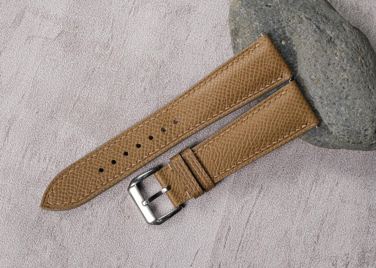 chestnut epsom leather watch strap – photo 5