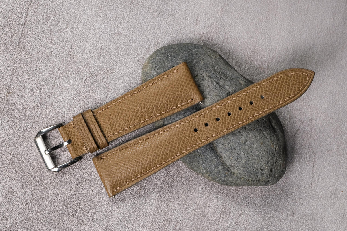 chestnut epsom leather watch strap – photo 6
