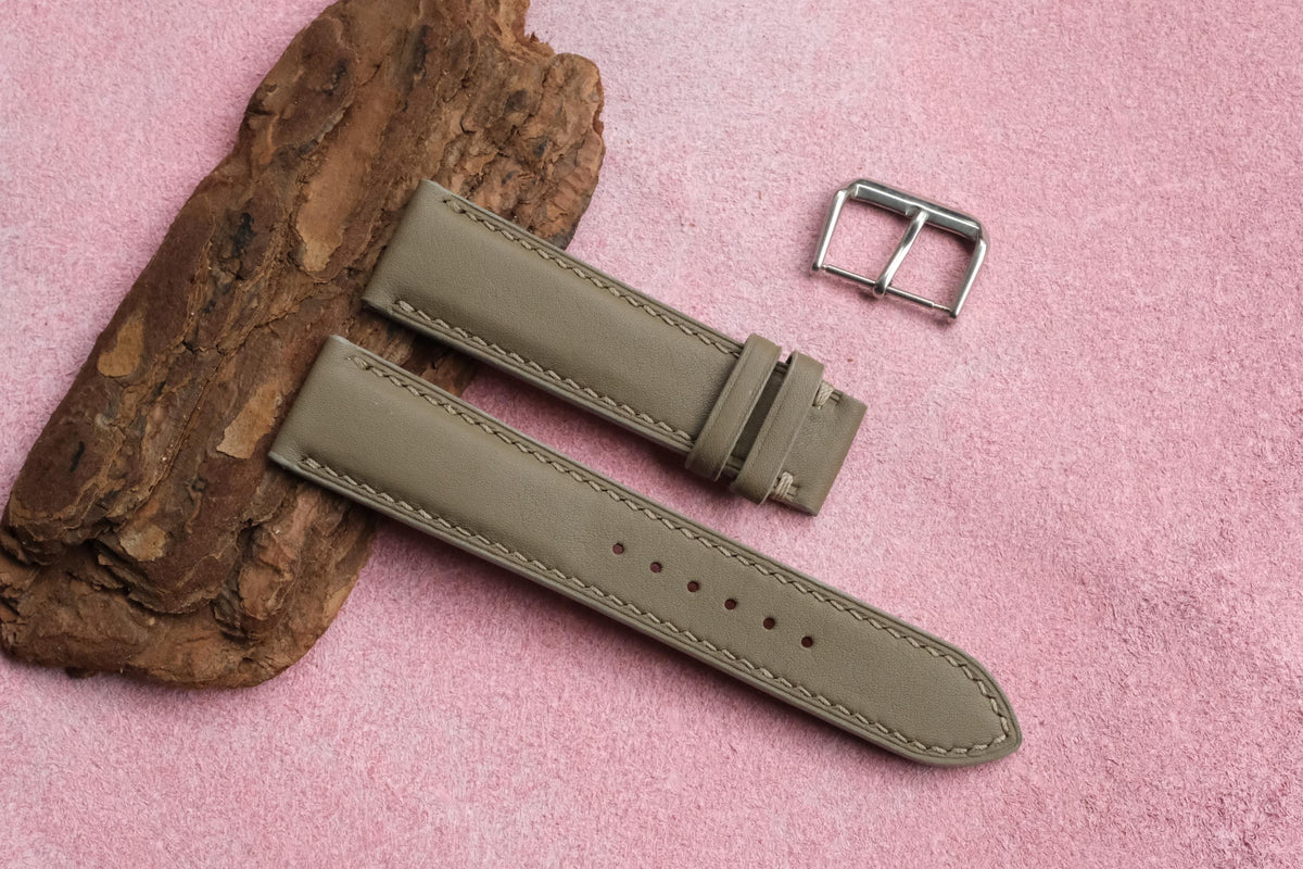 etoupe & taupe swift leather watch strap – photo 5