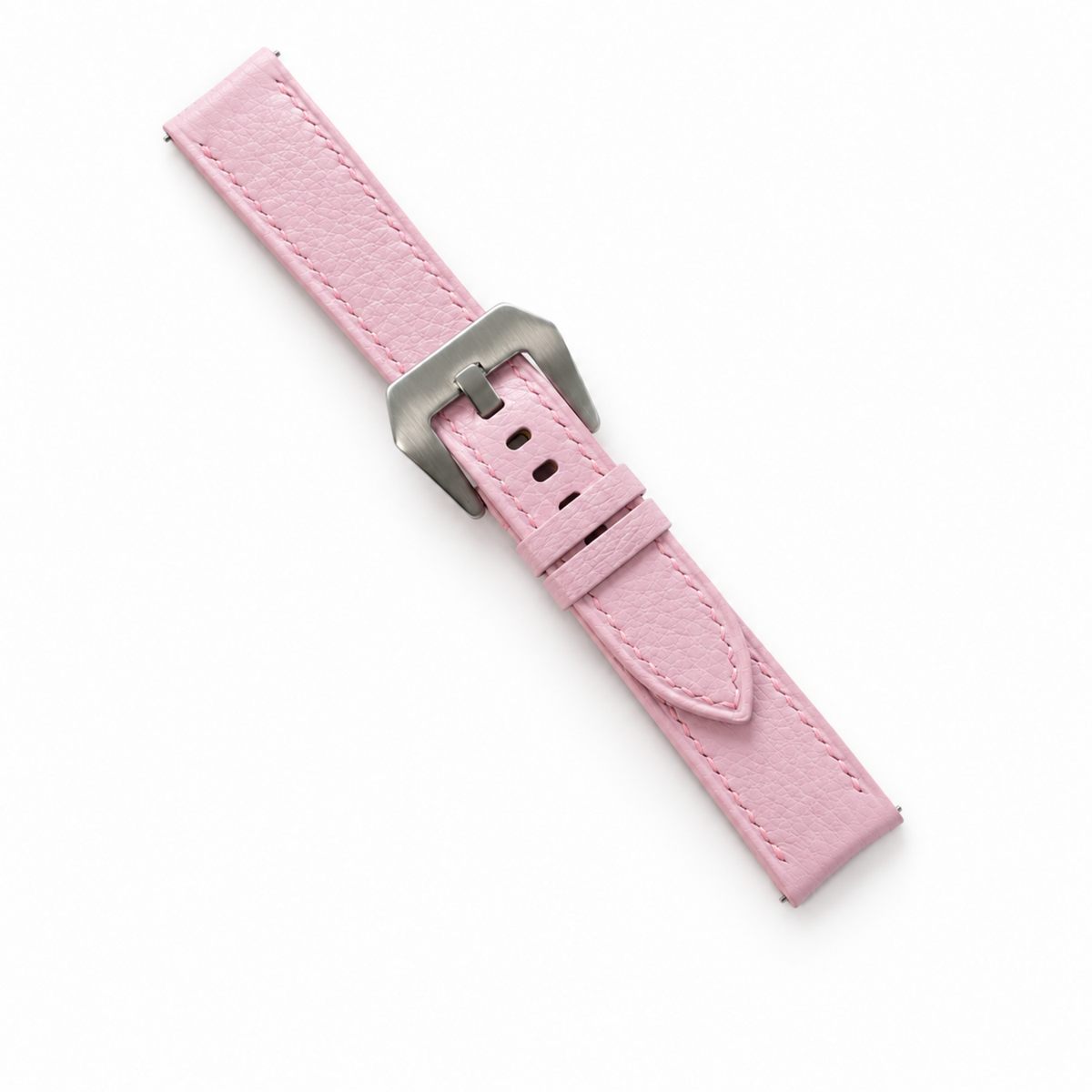 Light Pink Togo Leather Watch Strap