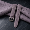Dusty Mauve Ostrich Leather Watch Strap