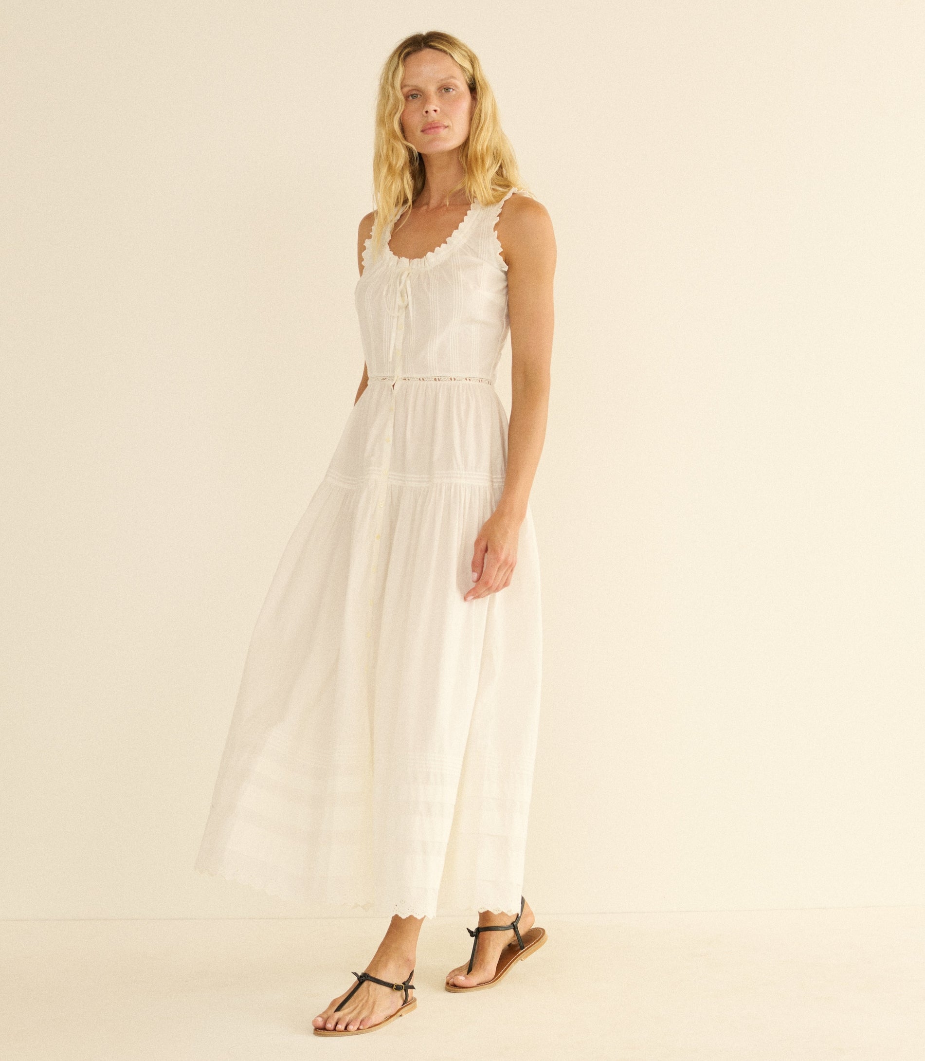HORTENSE DRESS -- SALT