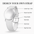 Personalized Leather Watch Strap - Custom Handmade Bespoke Band