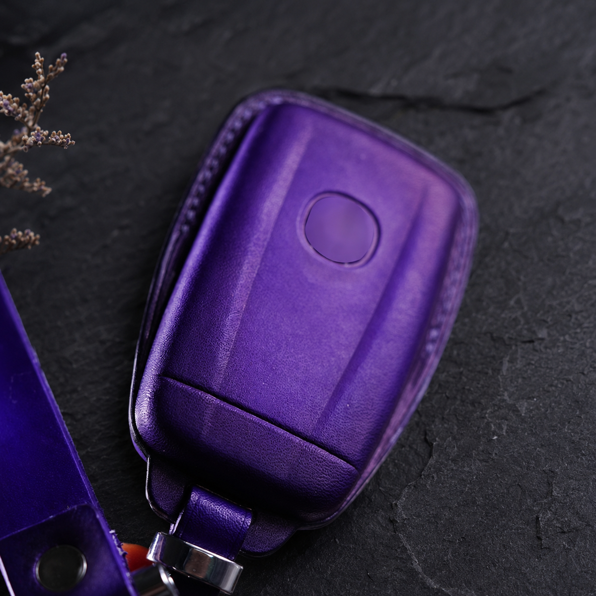 Custom Leather Key Fob Cover Compatible with Acura Integra