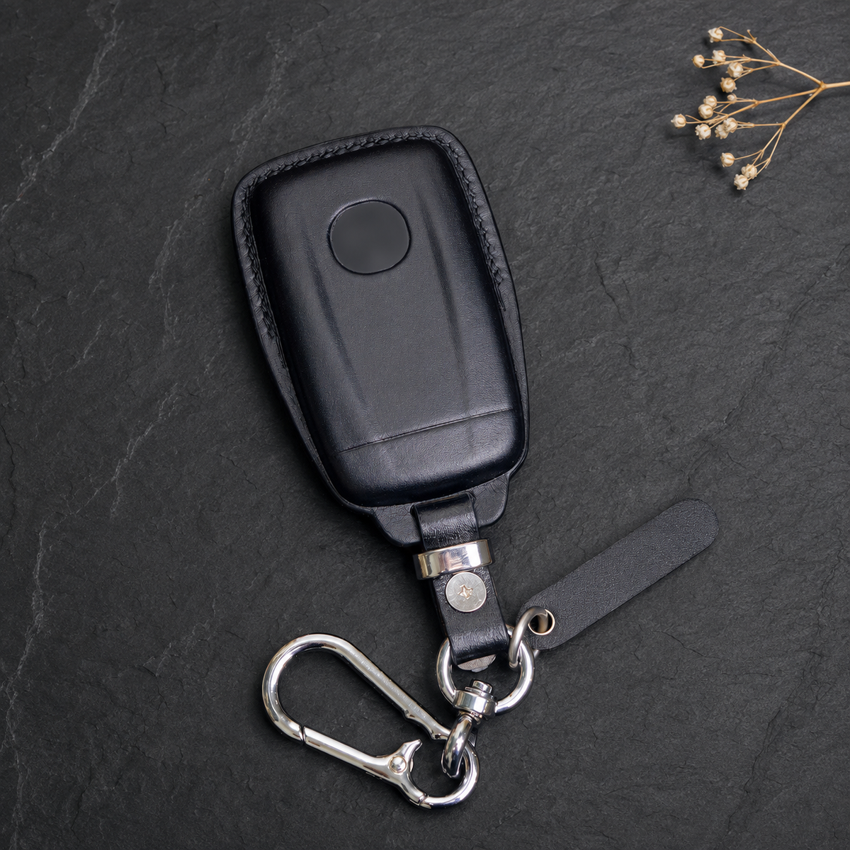 Custom Leather Key Fob Cover Compatible with Acura Integra