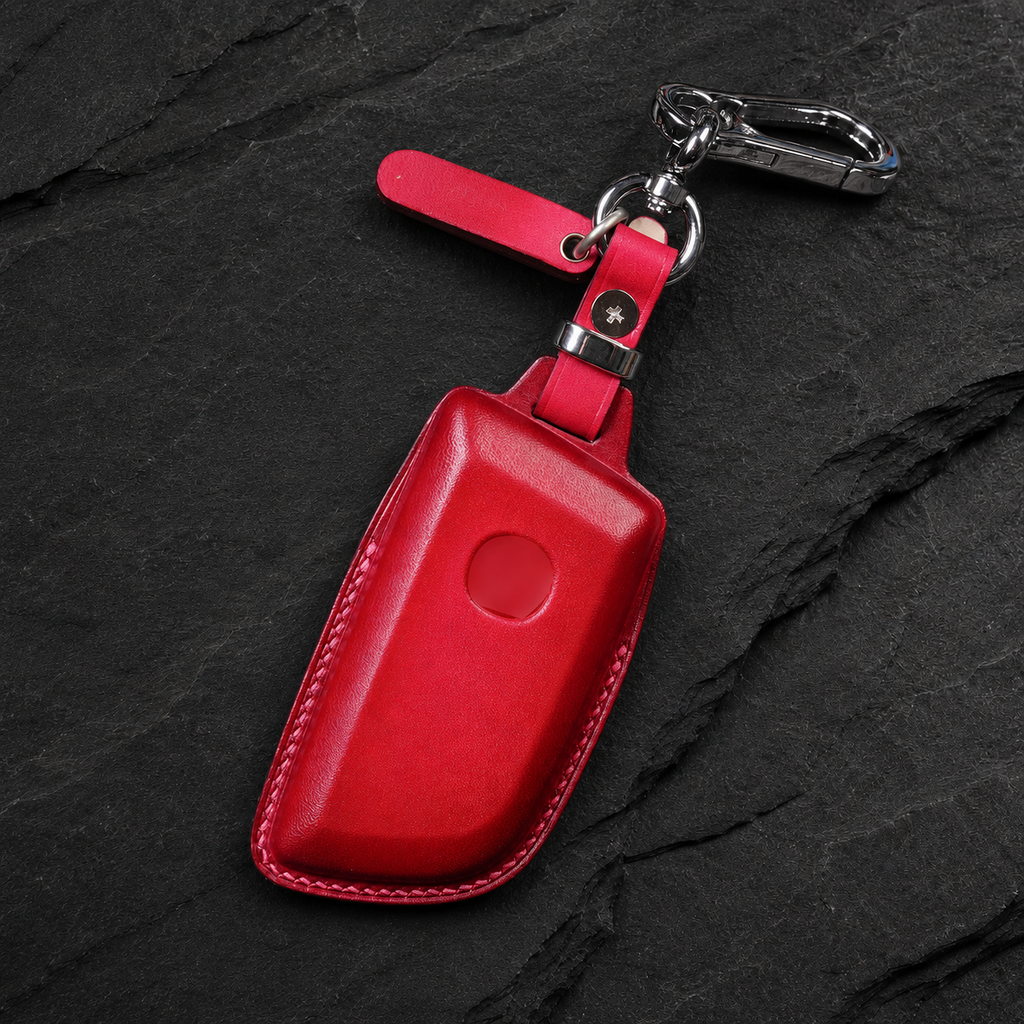 Custom Leather Key Fob Cover Compatible with Acura MDX
