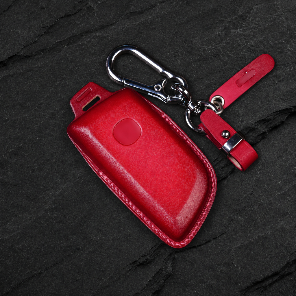 Custom Leather Key Fob Cover Compatible with Acura MDX