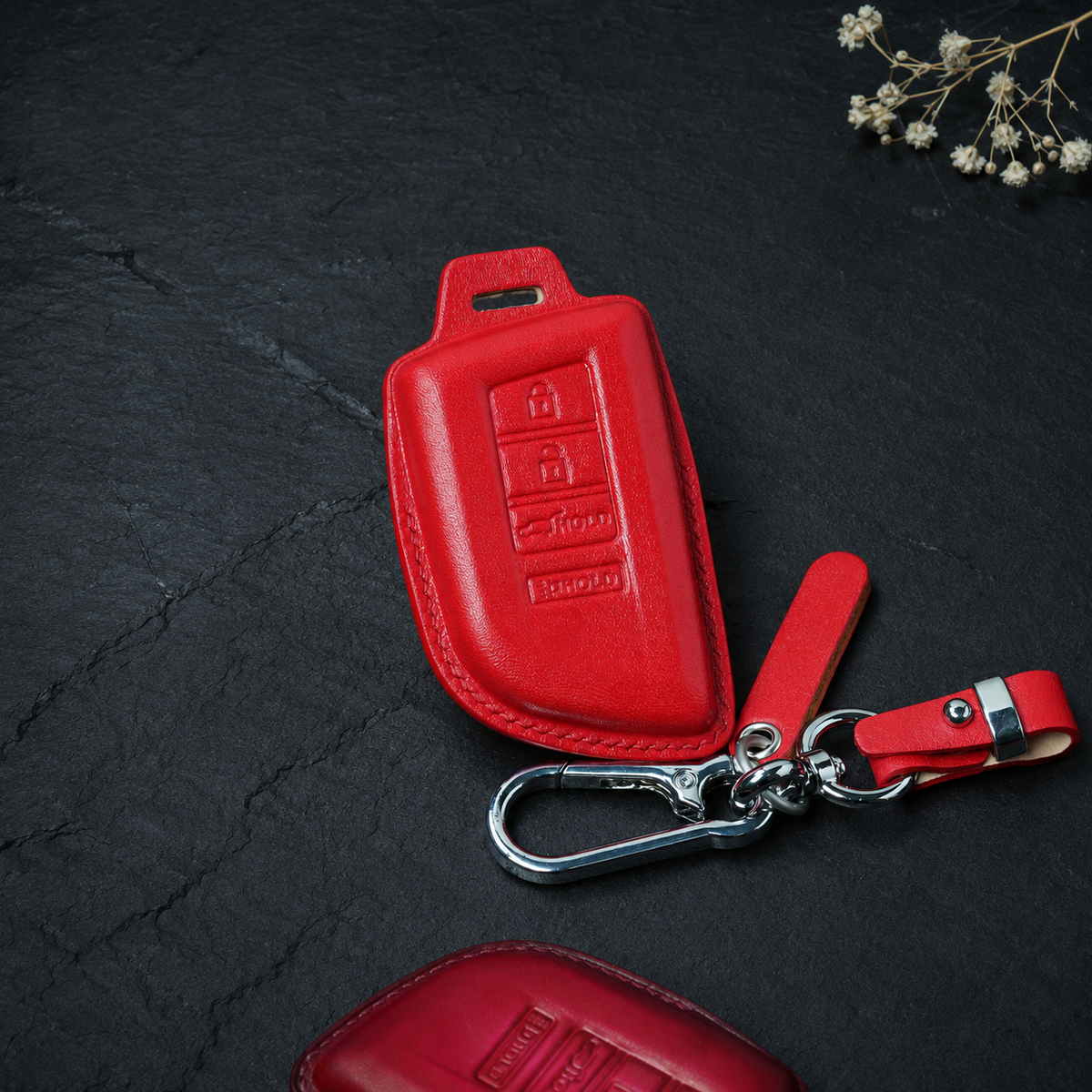 Custom Leather Key Fob Cover Compatible with Acura SUV and TLX