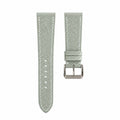 Flat Celadon Green Epsom Leather Watch Strap
