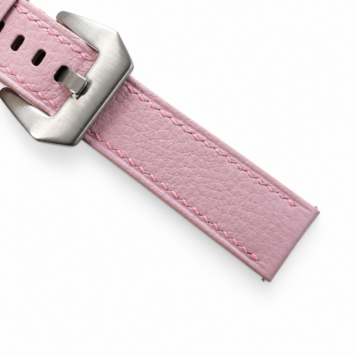 Light Pink Togo Leather Watch Strap
