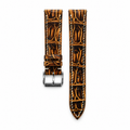 Black Amber Patina Alligator Leather Watch Strap