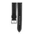 Padded Black Shark Leather Watch Strap