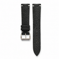 Black Stingray Leather Watch Strap
