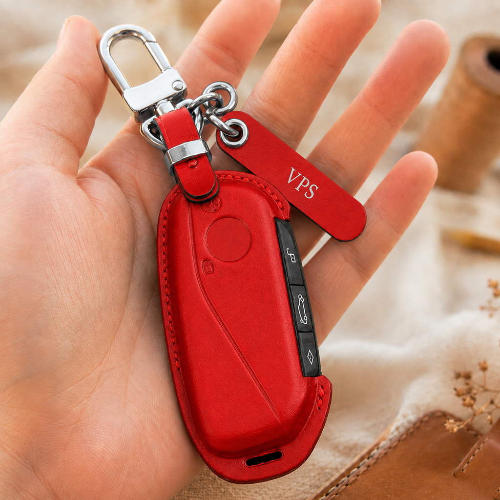Custom Leather Key Fob Cover Compatible with BMW X Series