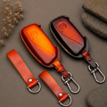 Custom Leather Key Fob Cover Compatible with BMW X Series