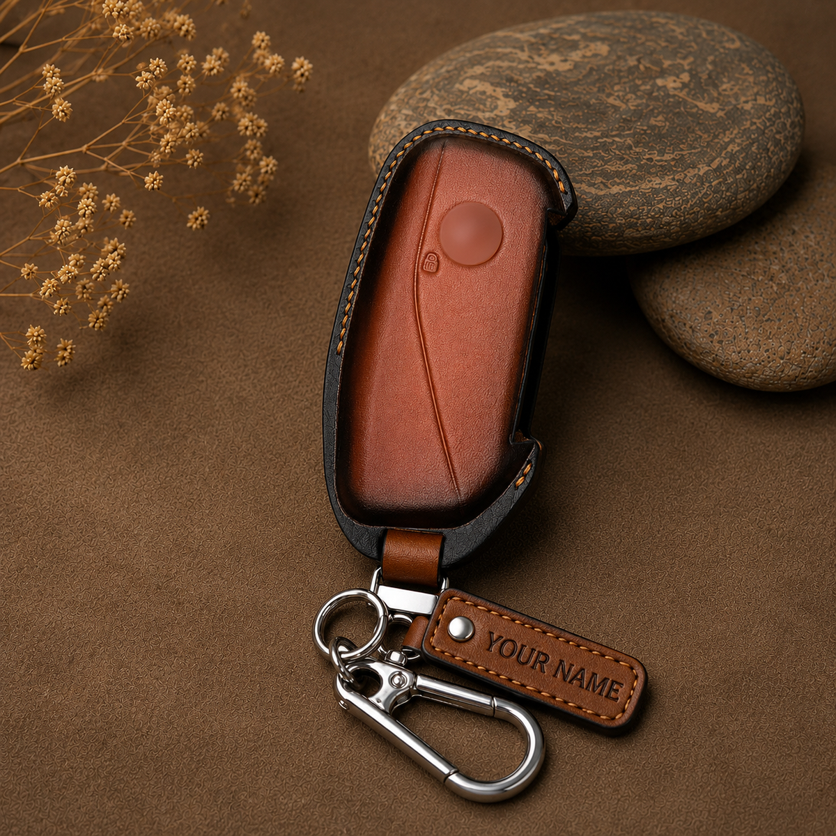 Custom Leather Key Fob Cover Compatible with BMW X Series