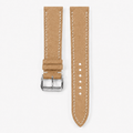Camel Tan Smooth Ostrich Leather Watch Strap
