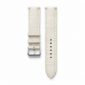 Ivory White Alligator Leather Watch Strap