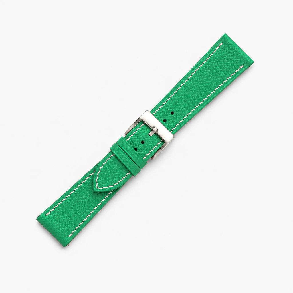 Emerald Green Epsom Leather Watch Strap