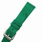 Emerald Green Stingray Leather Watch Strap