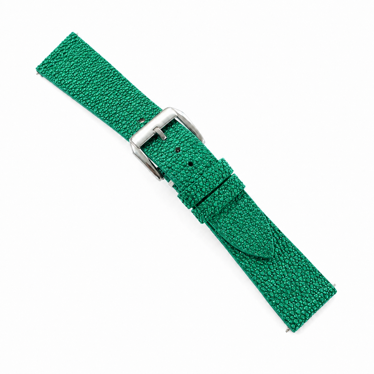 Emerald Green Stingray Leather Watch Strap