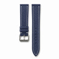 Flat Navy Togo Leather Watch Strap