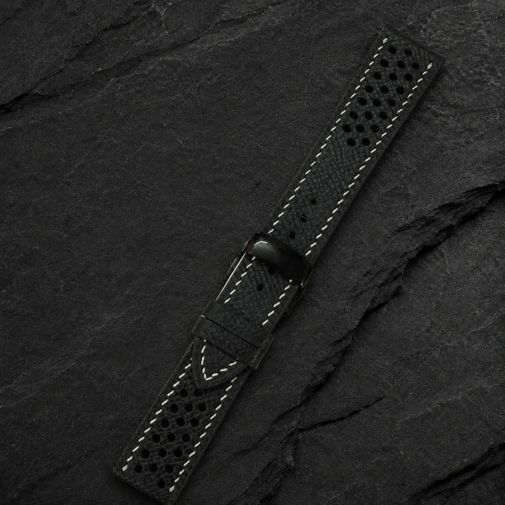 Flat Rally Small Epsom Leather Watch Strap