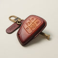 Personalized Leather Key Fob Cover Compatible with GMC Sierra Denali