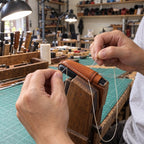 Hand-stitched in our Saigon workshop