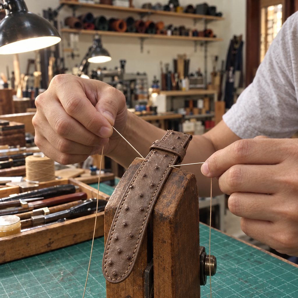 Hand-stitched in our Saigon workshop