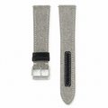 Gray Sailcloth Canvas Watch Strap